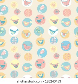 Birds Seamless Background