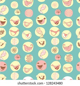 Birds Seamless Background