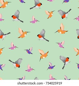 birds. seamless background