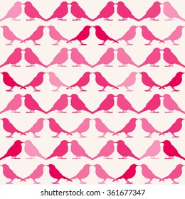 Birds seamless pattern