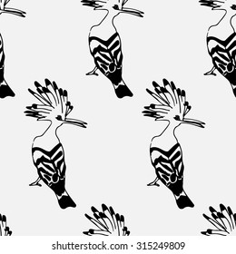 Birds seamless pattern. Colorful texture