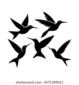 Birds sihlouette vector design art