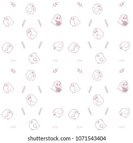 Birds silhouette pattern