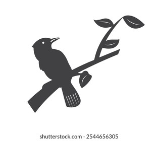 Birds Silhouette or Birds and tree Silhouette vector