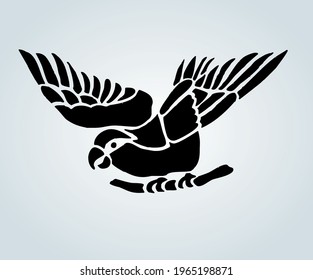 birds in silhouette for vector illustrations