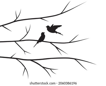 33,626 Two Birds On Branch Images, Stock Photos & Vectors | Shutterstock