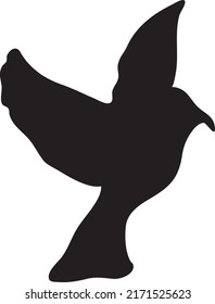 Birds silhouettes vector illustration on white background..eps
