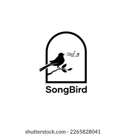 Birds Singing On Tree Branches