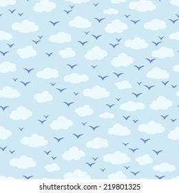 birds in the sky