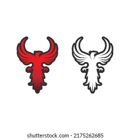Birds and swallow dove logo design and vector animal wings and flying bird