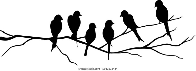 Birds And Tree