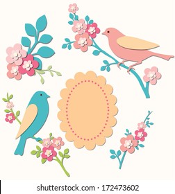 Birds and twigs