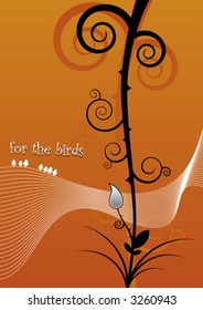 For the birds, a vector illustration