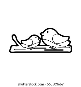 birds vector illustration