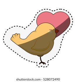 birds wedding card celebration