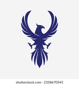 birds and wing logo animal vector icon fly design illustration template graphic