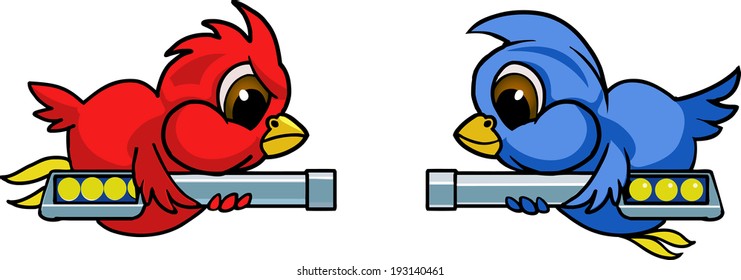 birds wth guns
