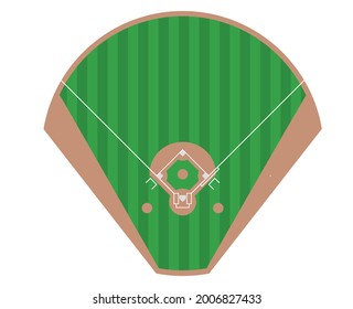 bird's-eye view of a baseball stadium. Stadium. 