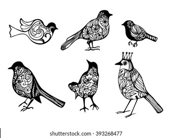 Oiseau Noir Et Blanc Images Stock Photos Vectors Shutterstock