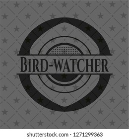 Bird-watcher dark badge
