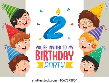 Birhday Invitation Card Design