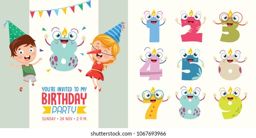 Birhday Invitation Card Design