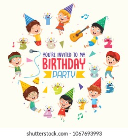Birhday Invitation Card Design
