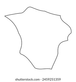 Birkirkara District map, administrative division of Malta. Vector illustration.