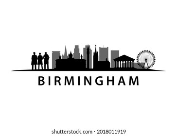 Birmingham Cityscape Skyline Town Landscape, Monuments, Buildings in United Kingdom