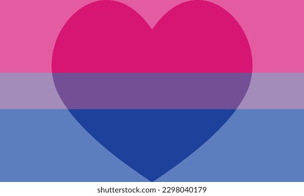 Biromantic (Heart) Pride Flag. Biromantic, sometimes shortened to biro, refers to someone romantically attracted to any gender, ranging from 2 to all genders.