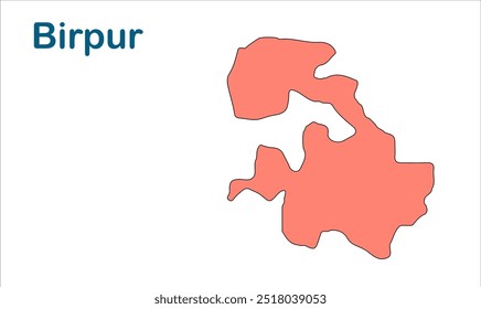 Birpur mapa de subdivisão, Distrito de Begusarai, Estado de Bihar, República da Índia, Governo de Bihar, Território indiano, Índia Oriental, política, aldeia, turismo