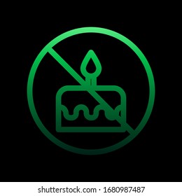 birth ban nolan icon. Simple thin line, outline vector of Ban icons for ui and ux, website or mobile application