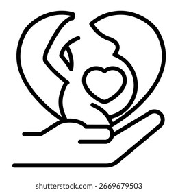 Birth Center Icon Element For Design