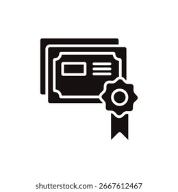 Icono de certificado de nacimiento colección. Estilo de diseño con fondo