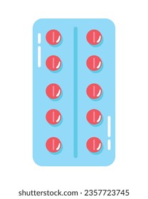 birth control pills icon isolated
