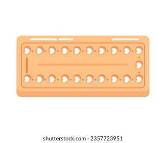 birth control pills icon vector isolated
