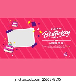 Birth Day Background Vectors Illustrations