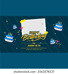 Birth Day Background Vectors Illustrations