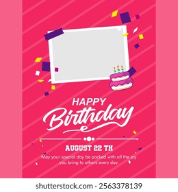 Birth Day Background Vectors Illustrations