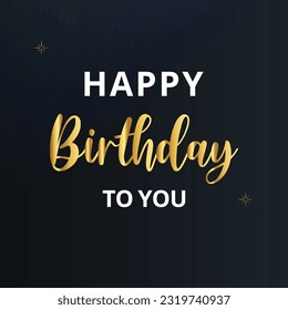 birth day celebration greeting card design. Vector illustration