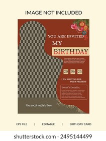 Birth day, celebration day ,wishing card , invitation card , template, greeting. birth banner