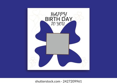 birth day socila media post design,birth day banner design,birth day design