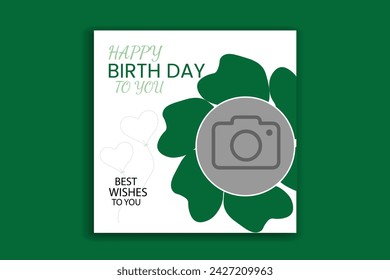 birth day socila media post design,birth day banner design,birth day design