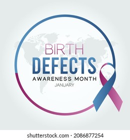 Birth Defects Awareness Month Vector Illustration. Suitable for greeting card poster and banner	