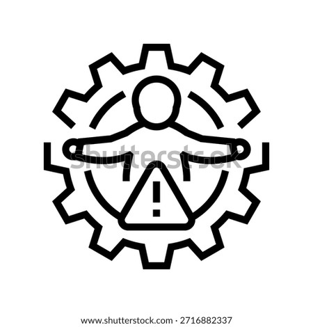 birth defects line icon vector. birth defects sign. isolated contour symbol black illustration