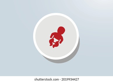 Birth Injury Icon Vector Design