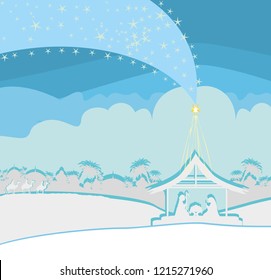 Birth of Jesus in Bethlehem.