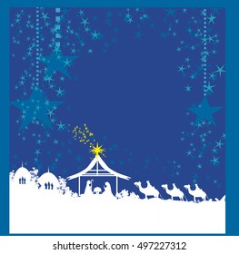 birth of Jesus in Bethlehem card