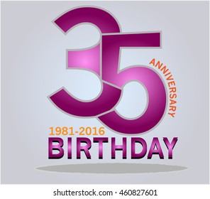 Birthday 35 Year