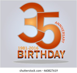 Birthday 35 Year